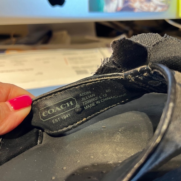 Coach JILLIAN Brown Floral Flip Flops - Picture 11 of 11